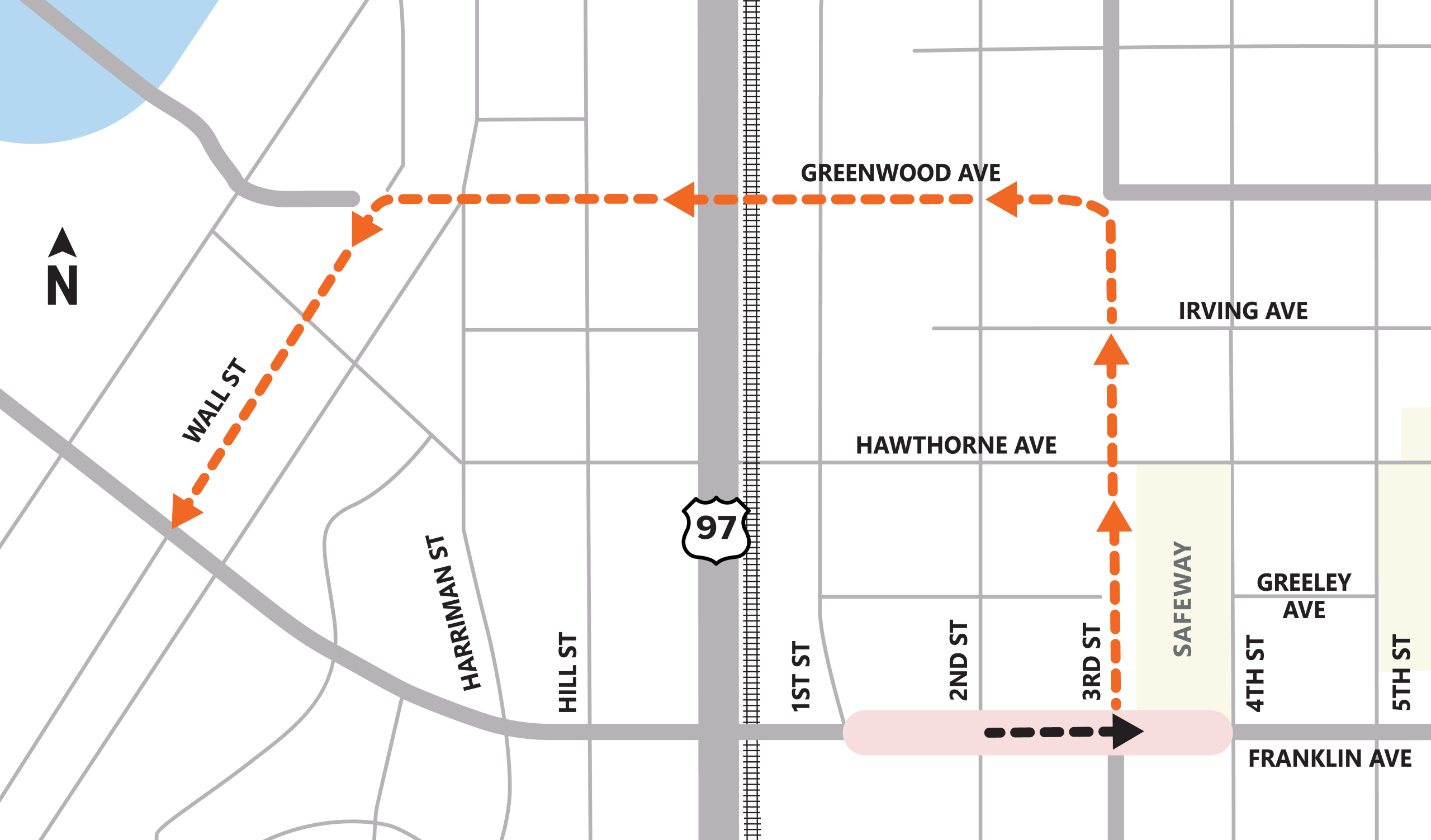 Franklin Traffic Changes August 3